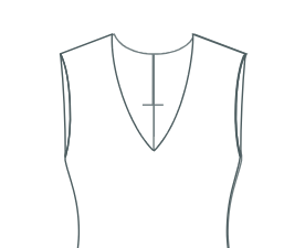 Plunging V Neck