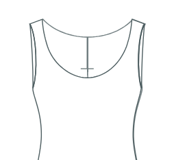 Wide Plunging Boatneck